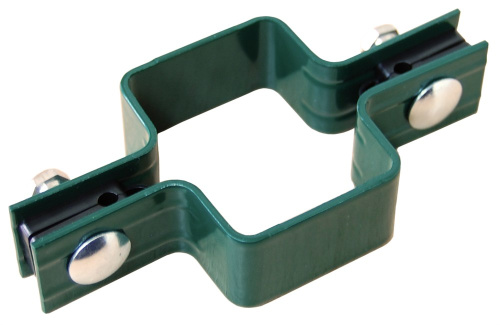 Хомут для 3D забора 60*60 мм фото ТОО KAZTOR